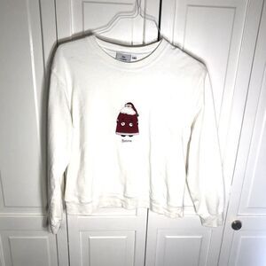 Vintage Hot Cotton by Marc Ware Christmas Santa "Believe" Sweatshirt Size S